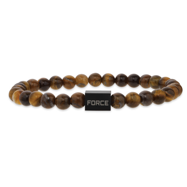Force armbånd tigerøje 19 cm