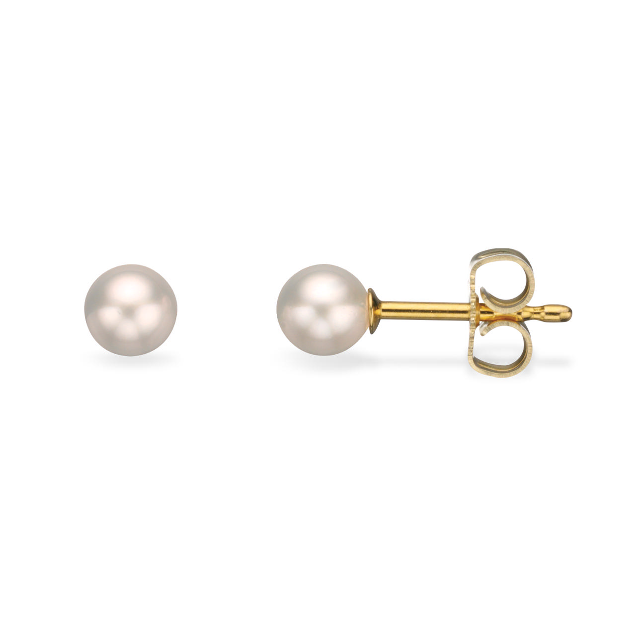 4,5-5 mm Akoya 3/4 8 kt. earstud