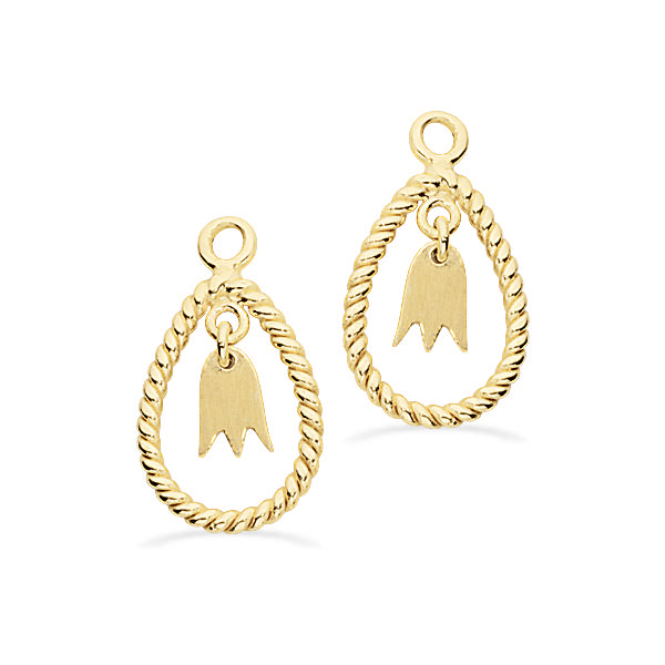 Vedh.-ørebøjler dråbe sølv-fg.