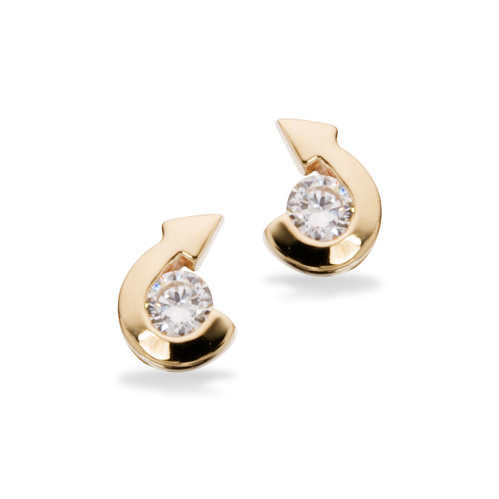 Ørestik syn.zir. 14 kt.