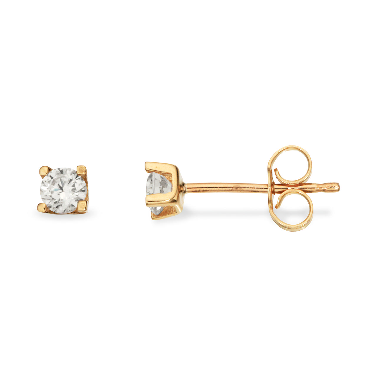 Ørepynt syn.zir. 3 mm 8 kt.