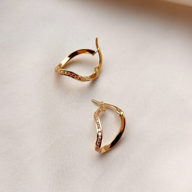 Creoler cubic zir. 8 kt.