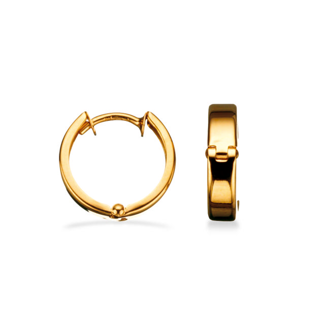 Clip-creoler 3 x 12 mm. 8 kt.