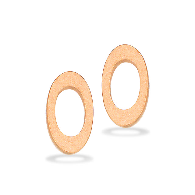 Ørepynt sølv forgyldt