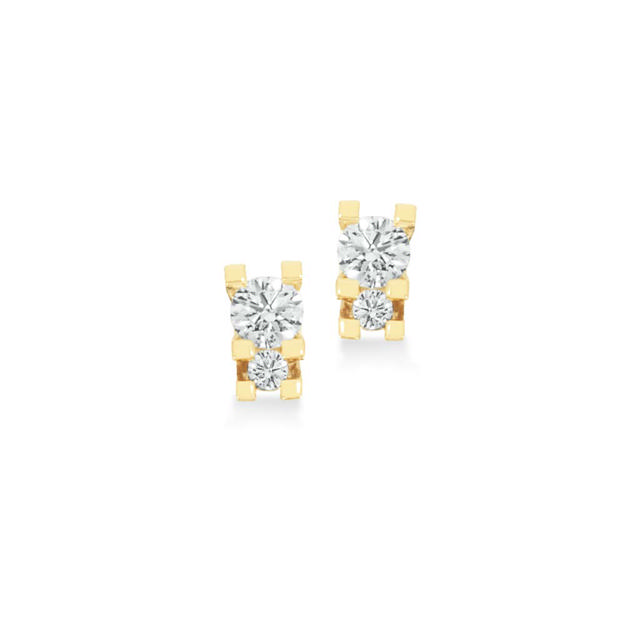 Zoya ørepynt 0,25 H-W/SI 14 kt