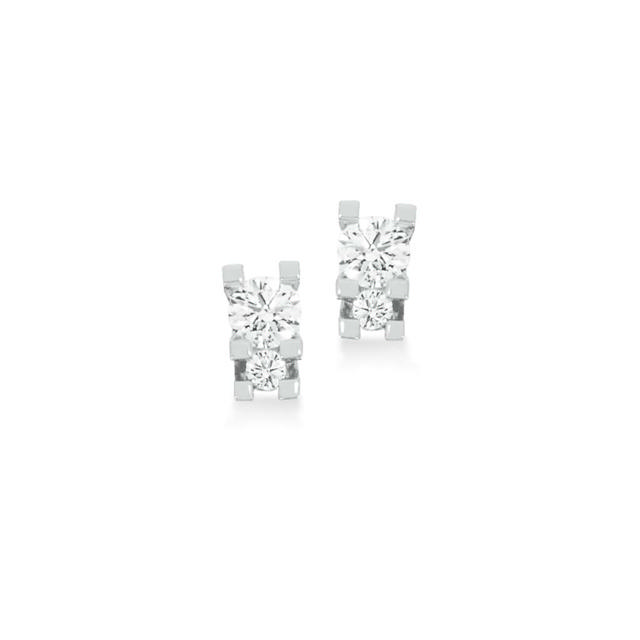 Zoya ørepynt 0,25 H-W/SI 14 kt