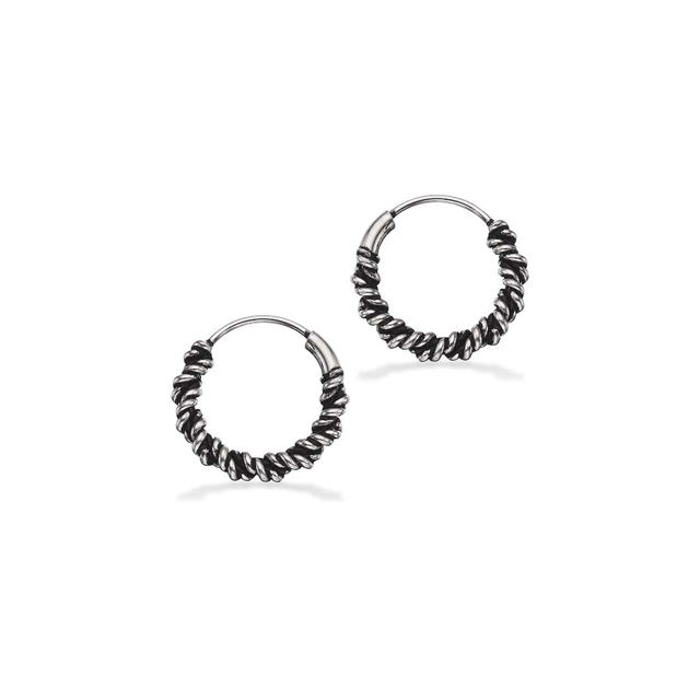 Creoler snoet 12 mm. sølv ox.