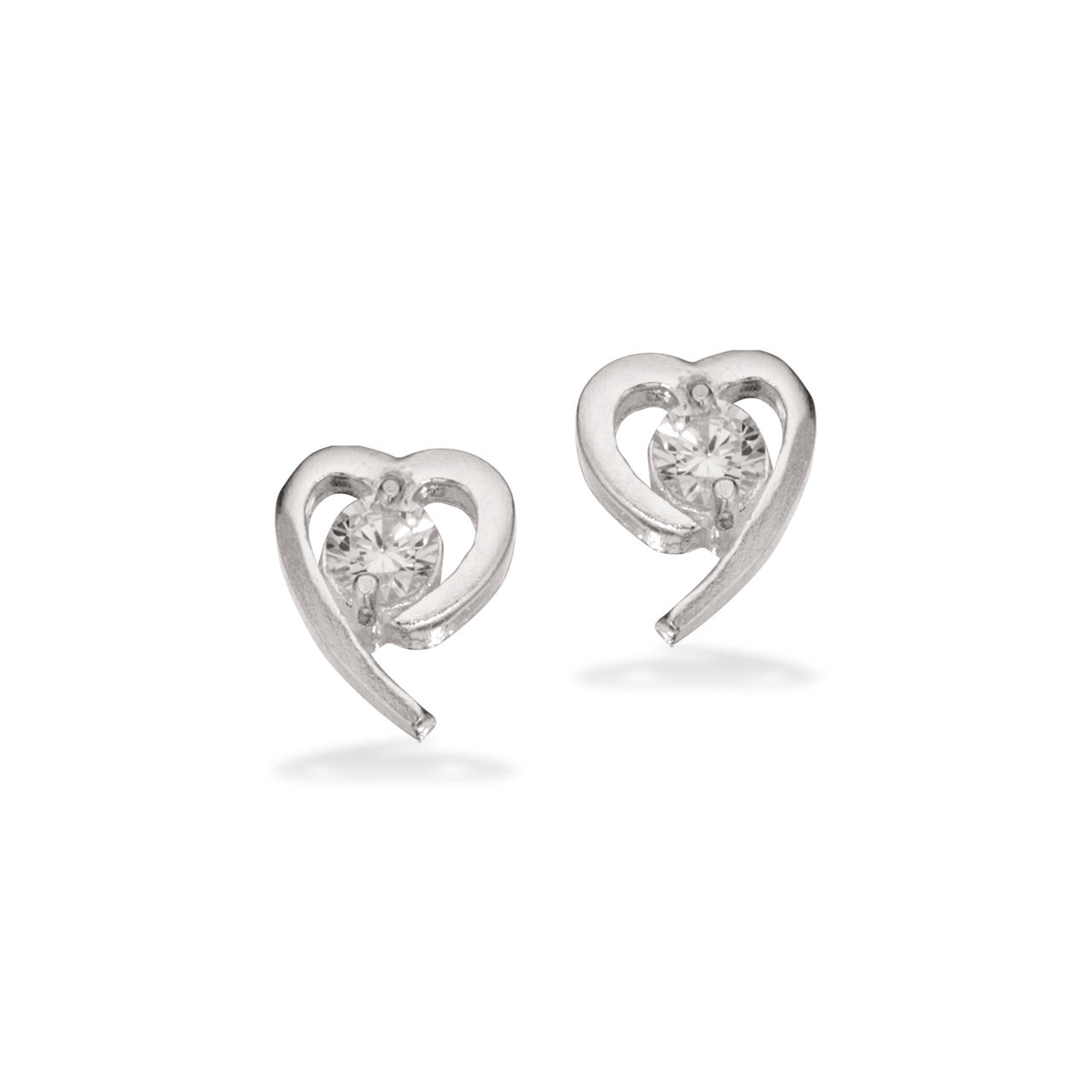 Earsticks heart zir. 925