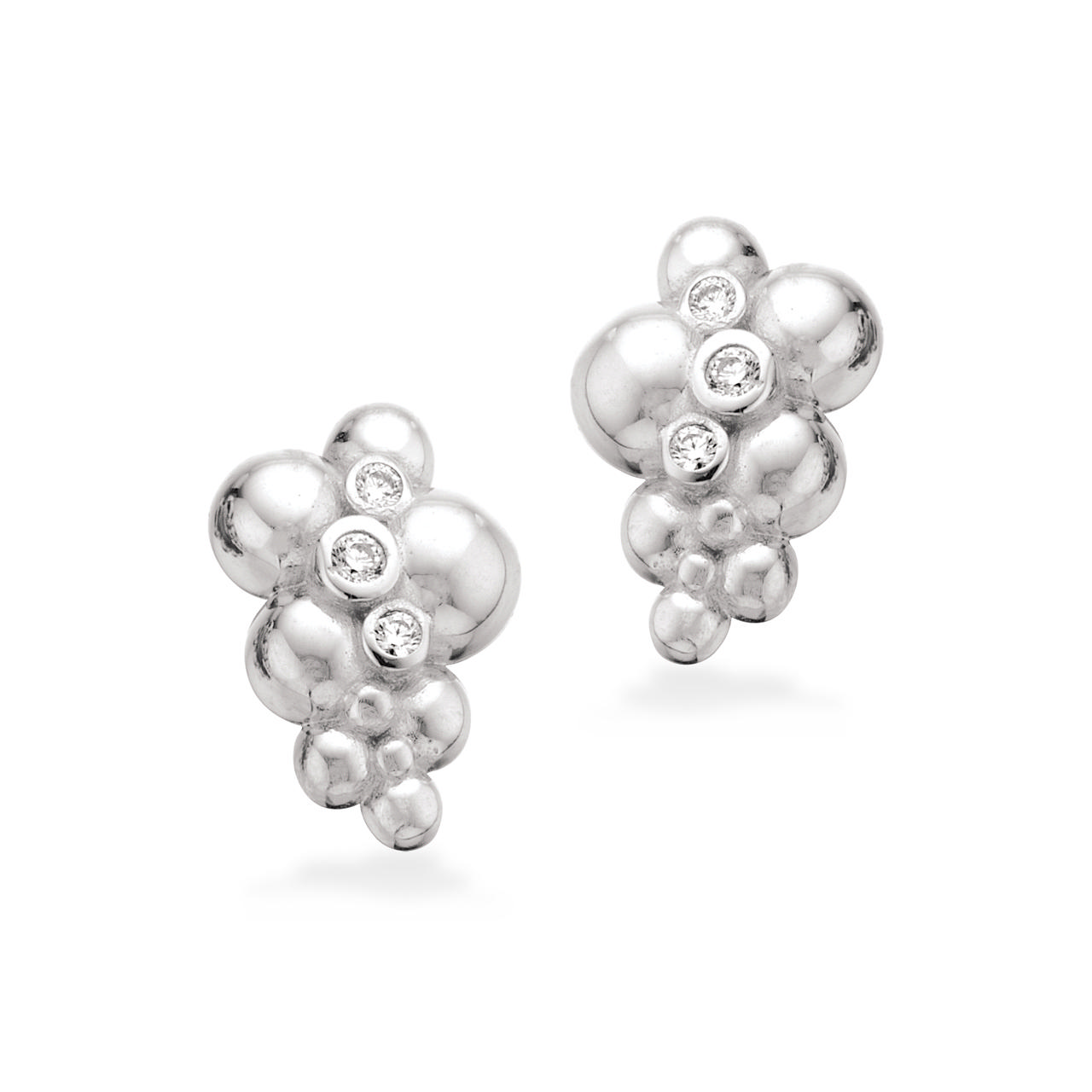 Earsticks zir. 925 platinium