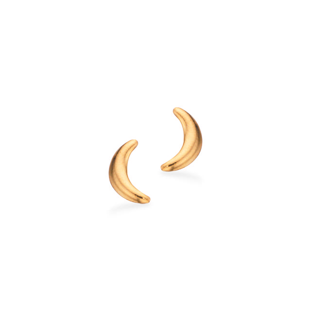 Earsticks moon 925 goldplated