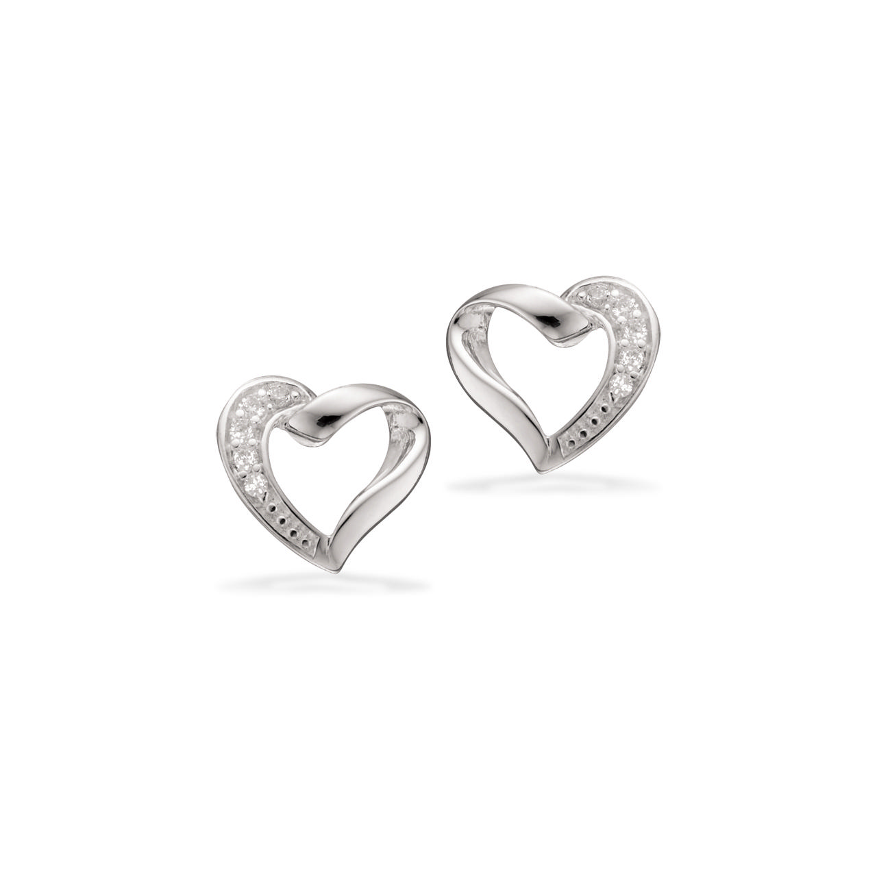 Earsticks heart zir. 925