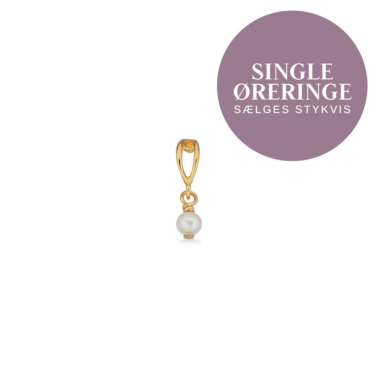 Earsticks fwp. 925 goldplated