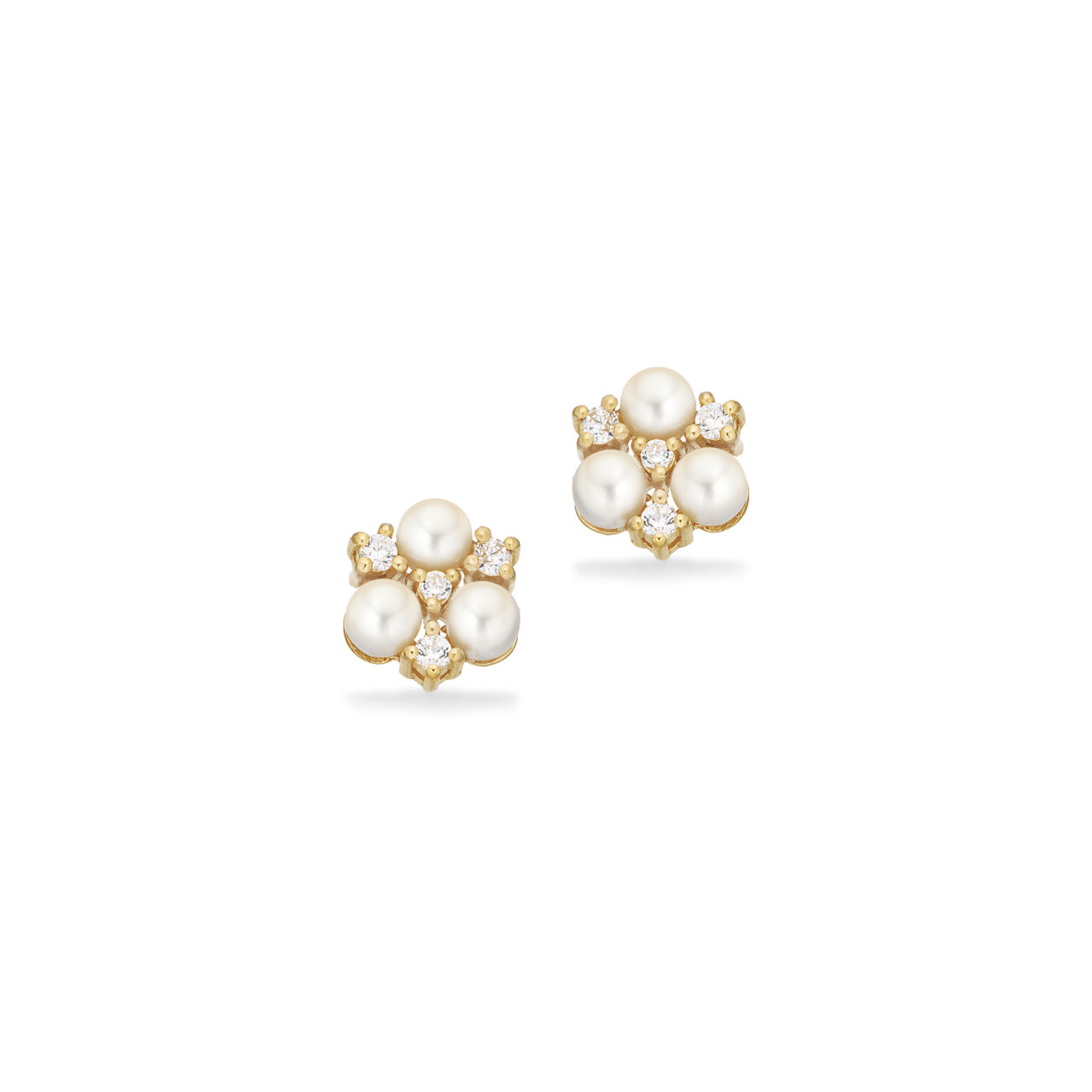 Earsticks fwp. zir. 925 goldplated