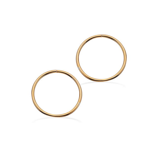 Hoop 925 goldplated