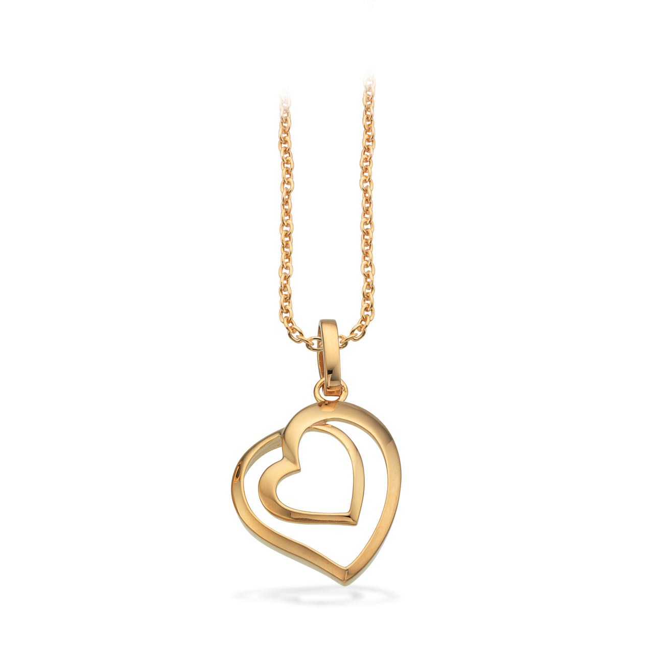 Pendant heart 333 yell.