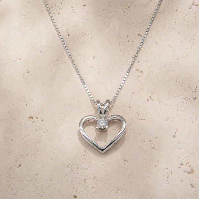 Kleopatra hjerte  0,10 H-W/SI 8 kt