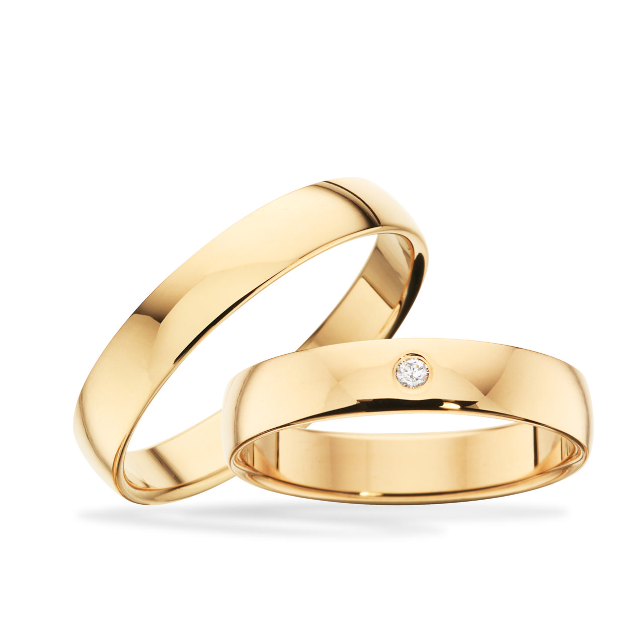 Hjerteringe 0,02 G-TW/SI 8 kt.