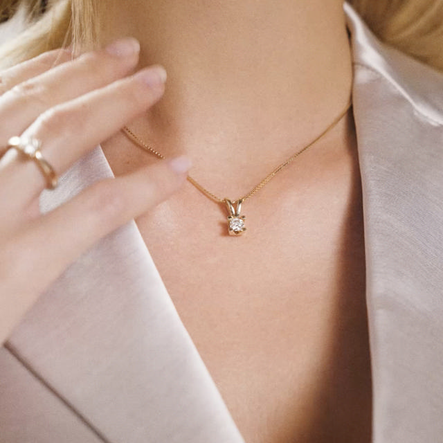 *Kleopatra vedh 0,20 H-W/SI 14 kt