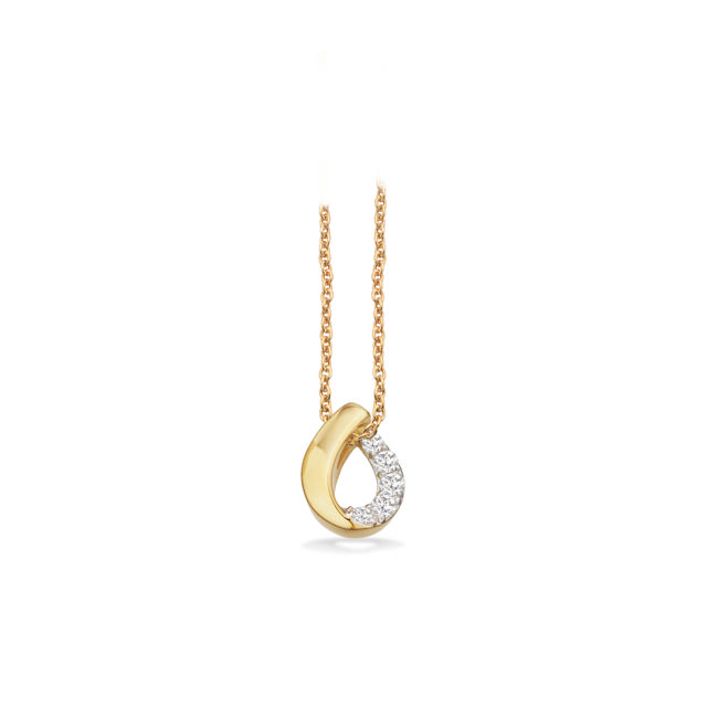 Pendant zir. 925 goldplated