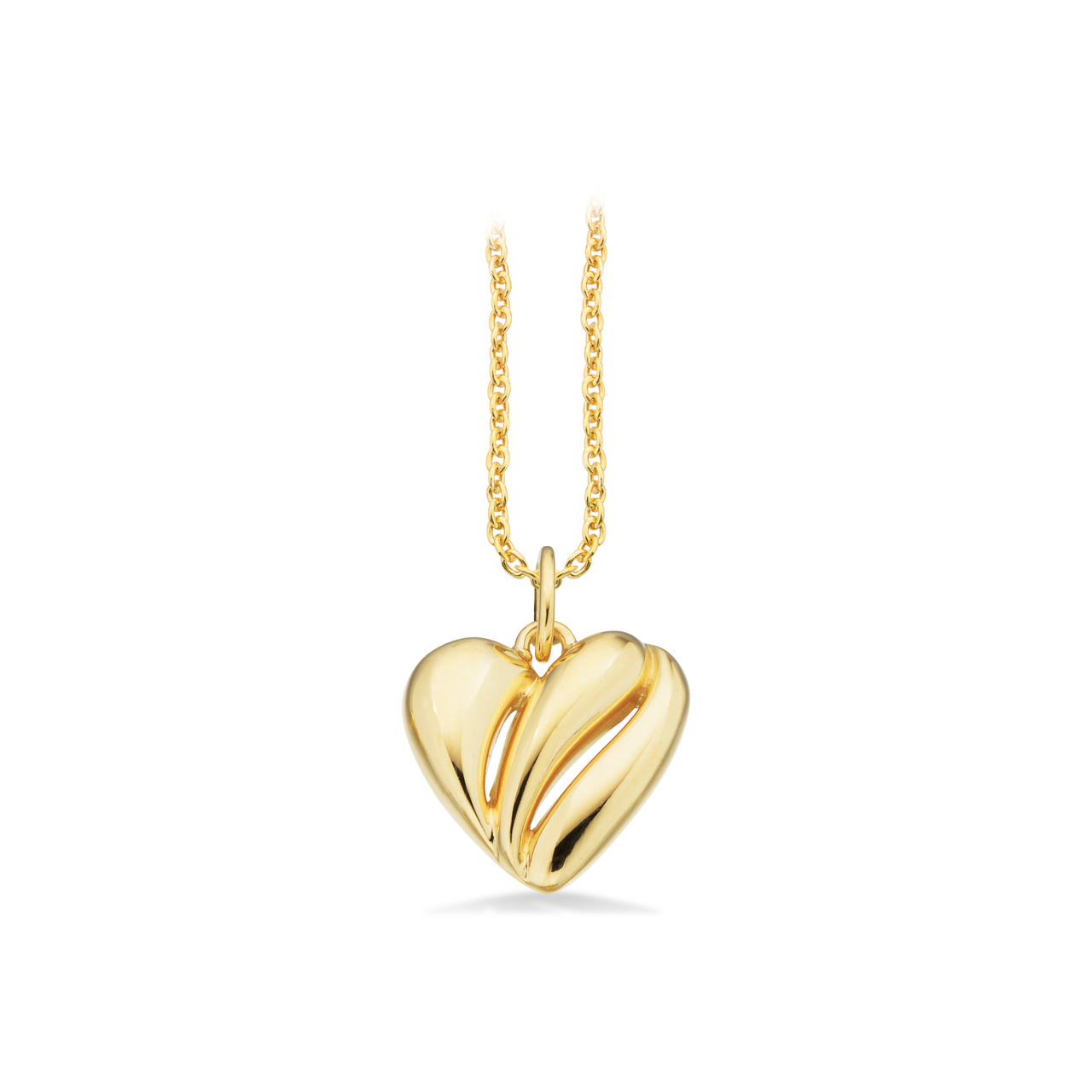 Pendant heart 333 yell.
