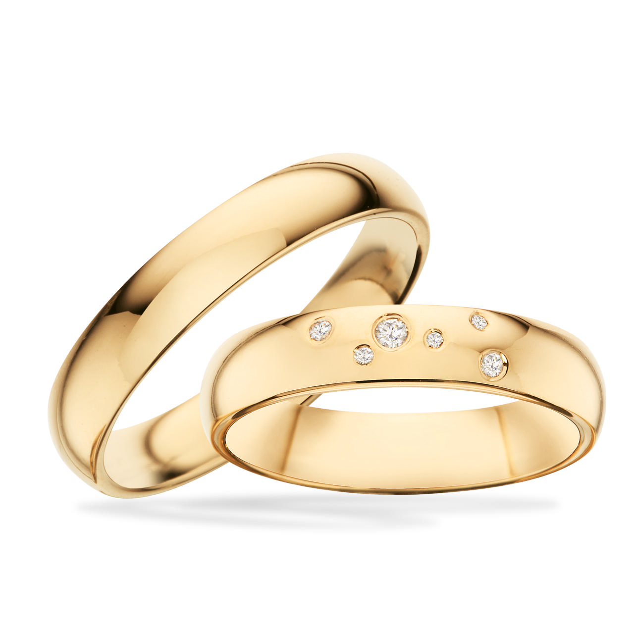 Hjerteringe 0,055 G-TW/SI 14 kt.