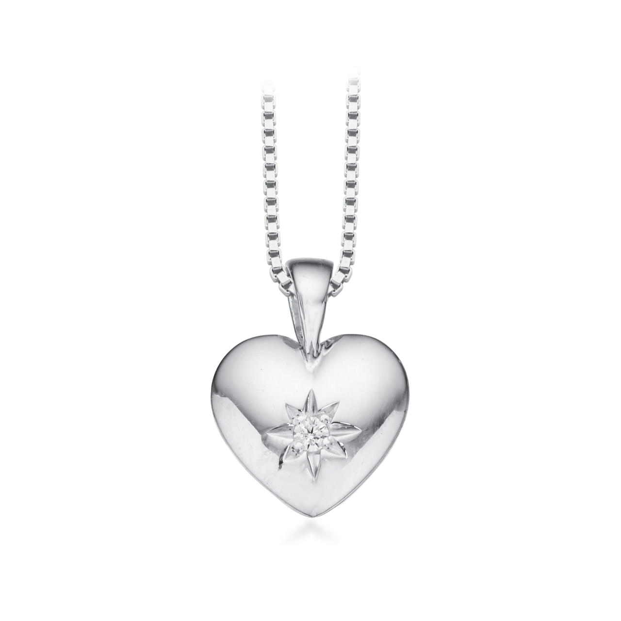 Pendant heart zir. 925