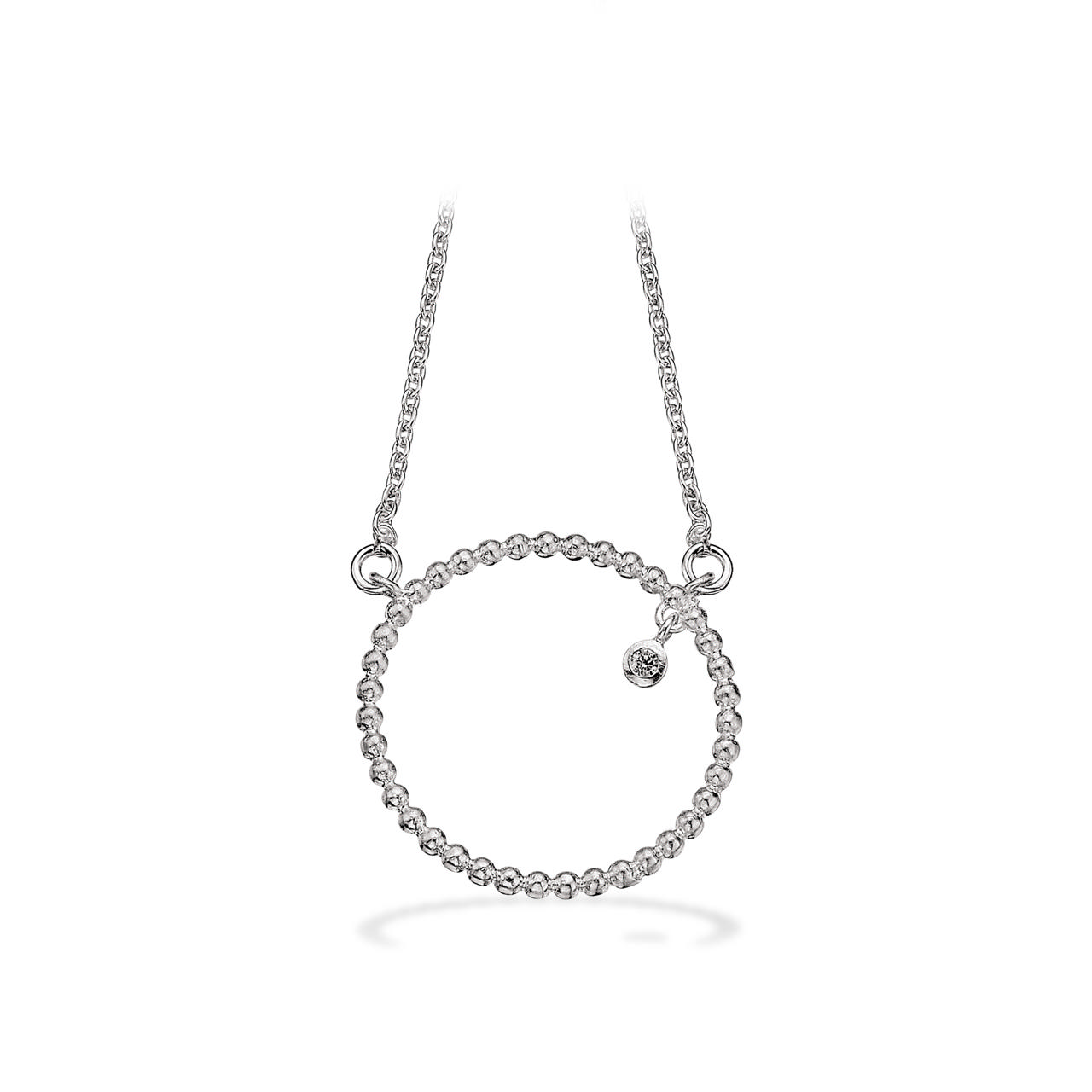 Vedhæng syn.zir. sølv m. kæde