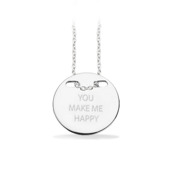 Vedhæng sølv rh. m/kæde