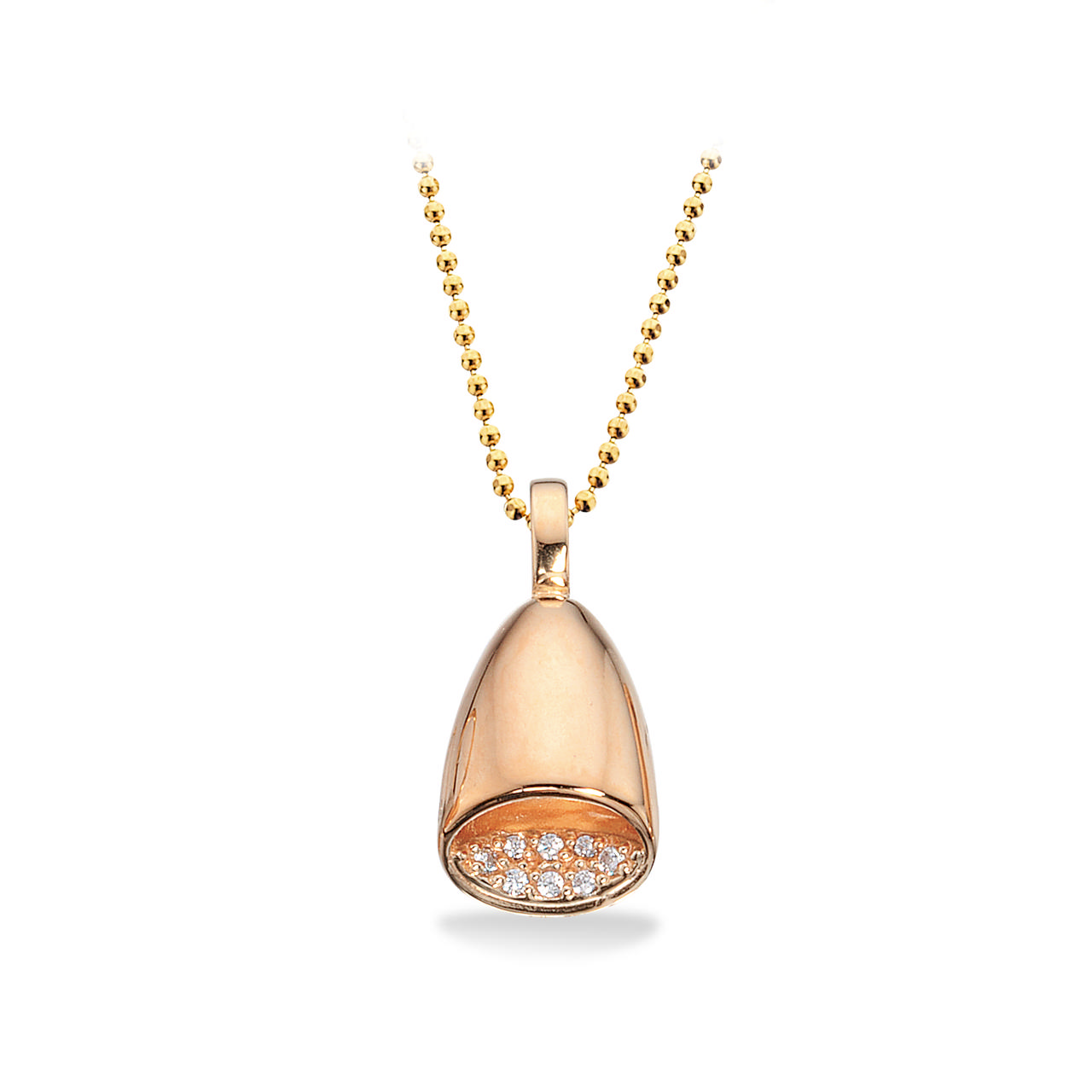 Vedhæng syn.zir. sølv fg. m/kæde