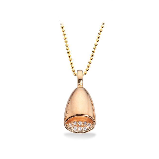 Vedhæng syn.zir. sølv fg. m/kæde