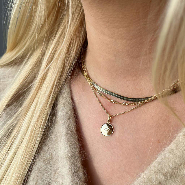 #TagMe Romantic A 10 mm. rund blank sølv fg.