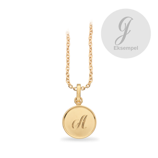 #TagMe Romantic J 10 mm. rund blank sølv fg.