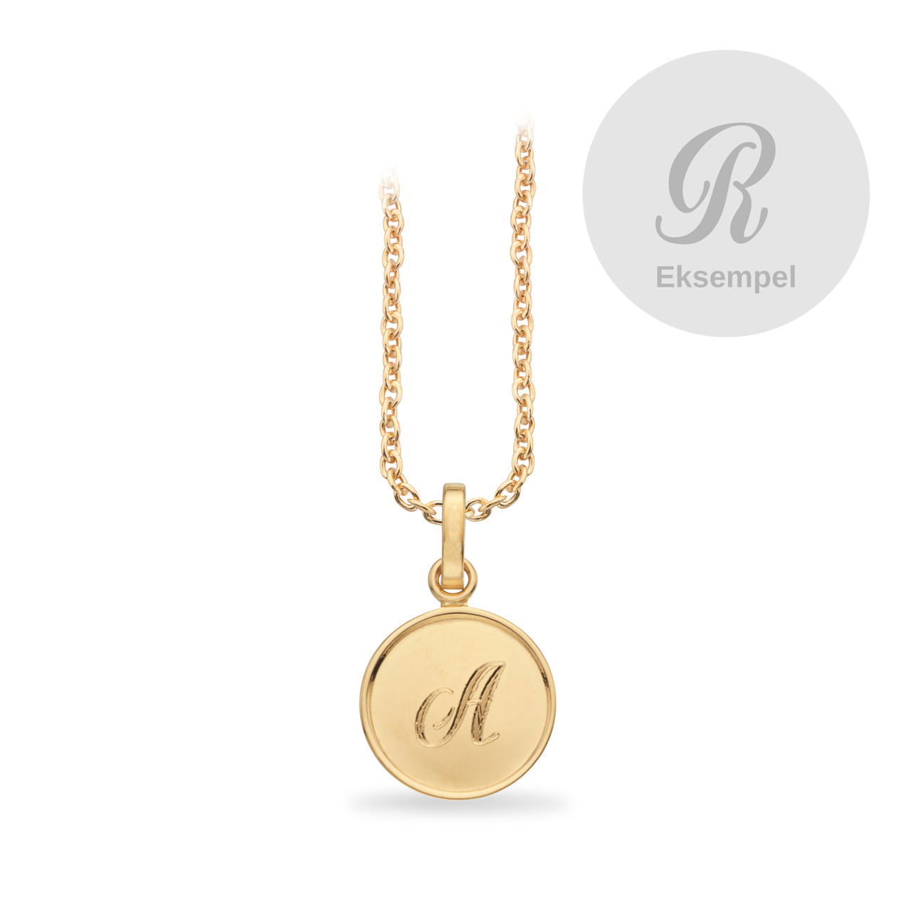 #TagMe Romantic R 10 mm. rund blank sølv fg.