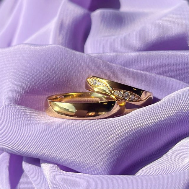 Hjerteringe elipseduet 0,10 H-W/SI 8 kt.