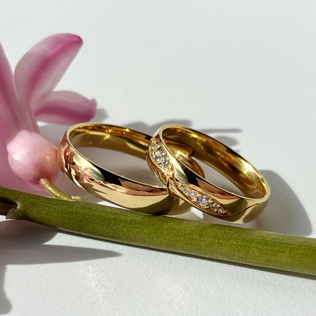 Hjerteringe elipseduet 0,10 H-W/SI 14 kt.