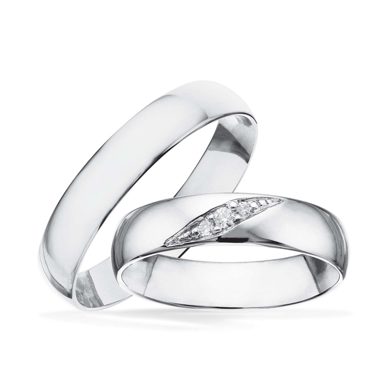 Hjerteringe diagonalt forløb 0,04 H-W/SI sølv