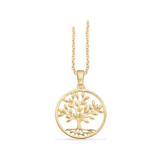 *Vedhæng Livets Træ sølv fg. m/kæde