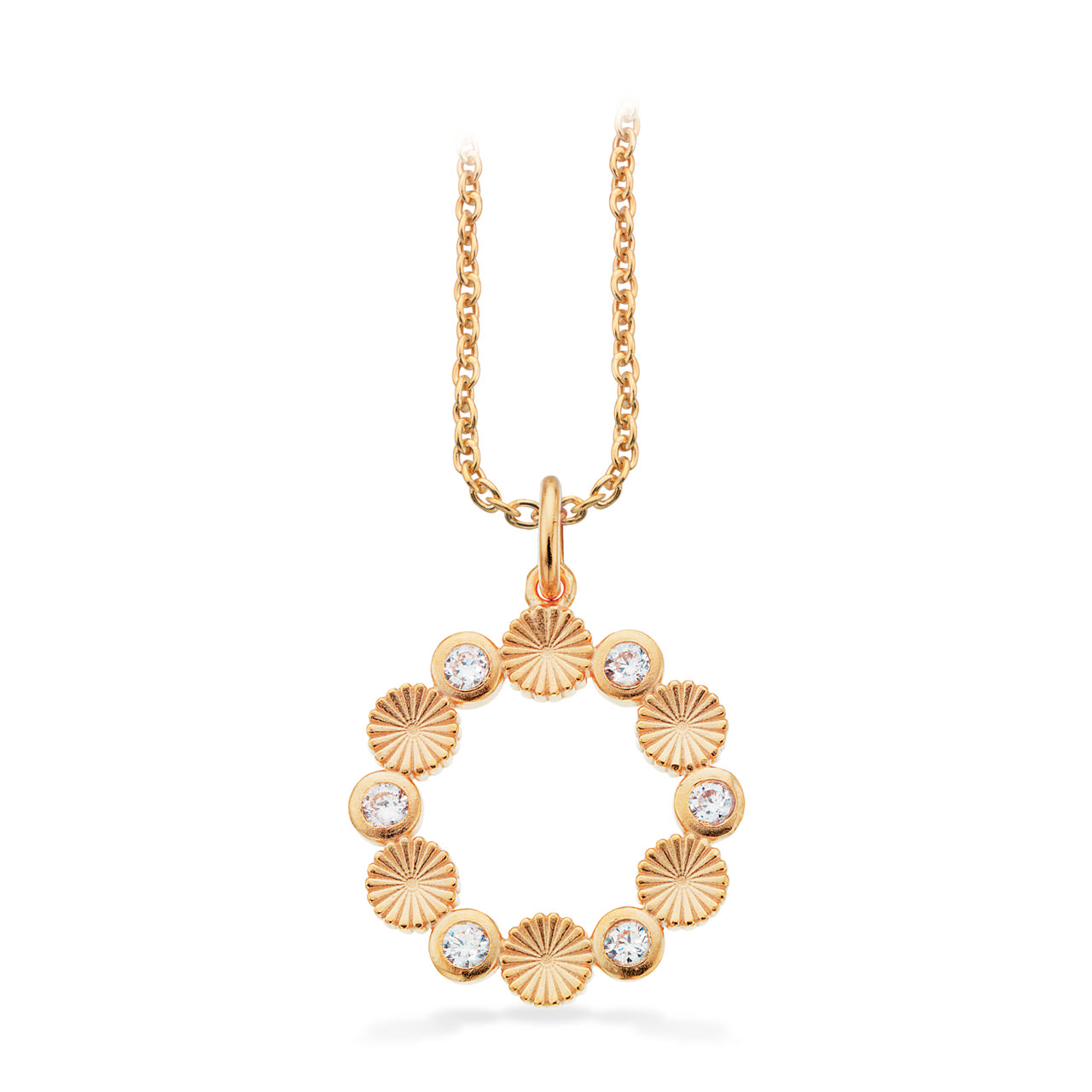 Pendant zir. 925 goldplated