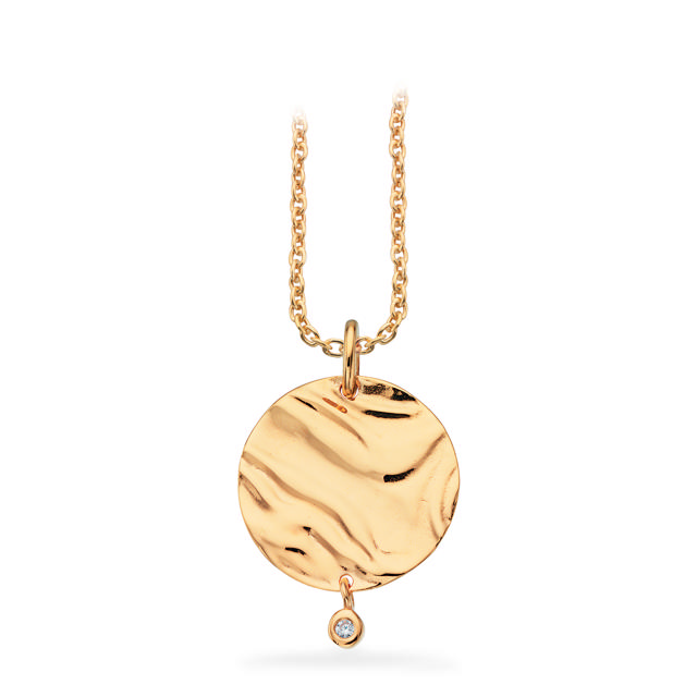 Pendant zir. 925 goldplated