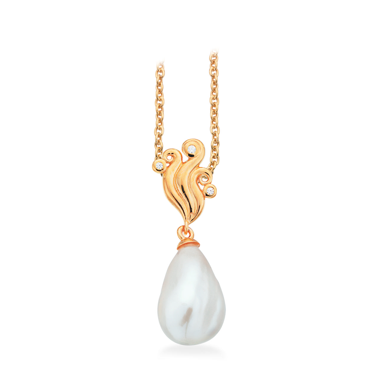 Pendant fwp. zir. 925 goldplated