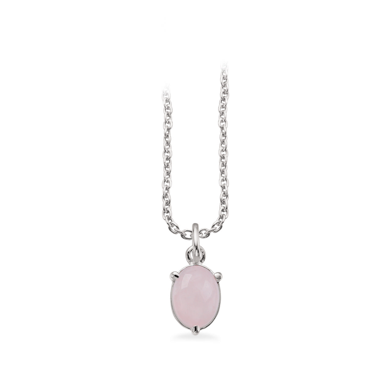 Pendant rose quartz 925