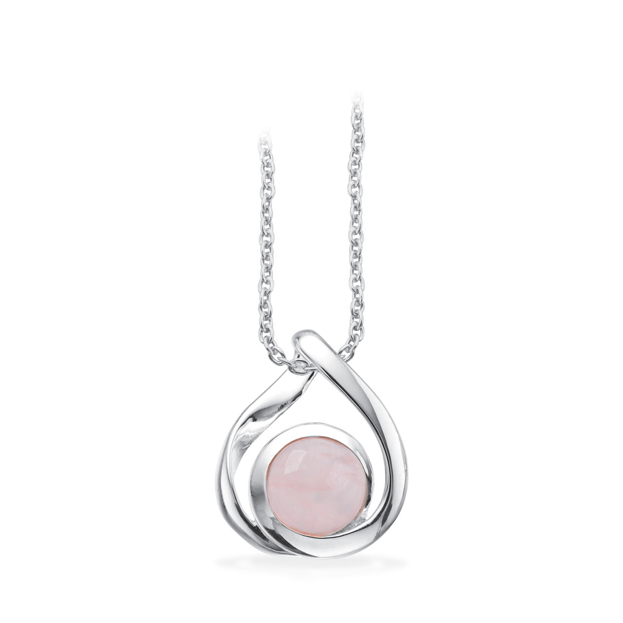 Pendant rose quartz 925