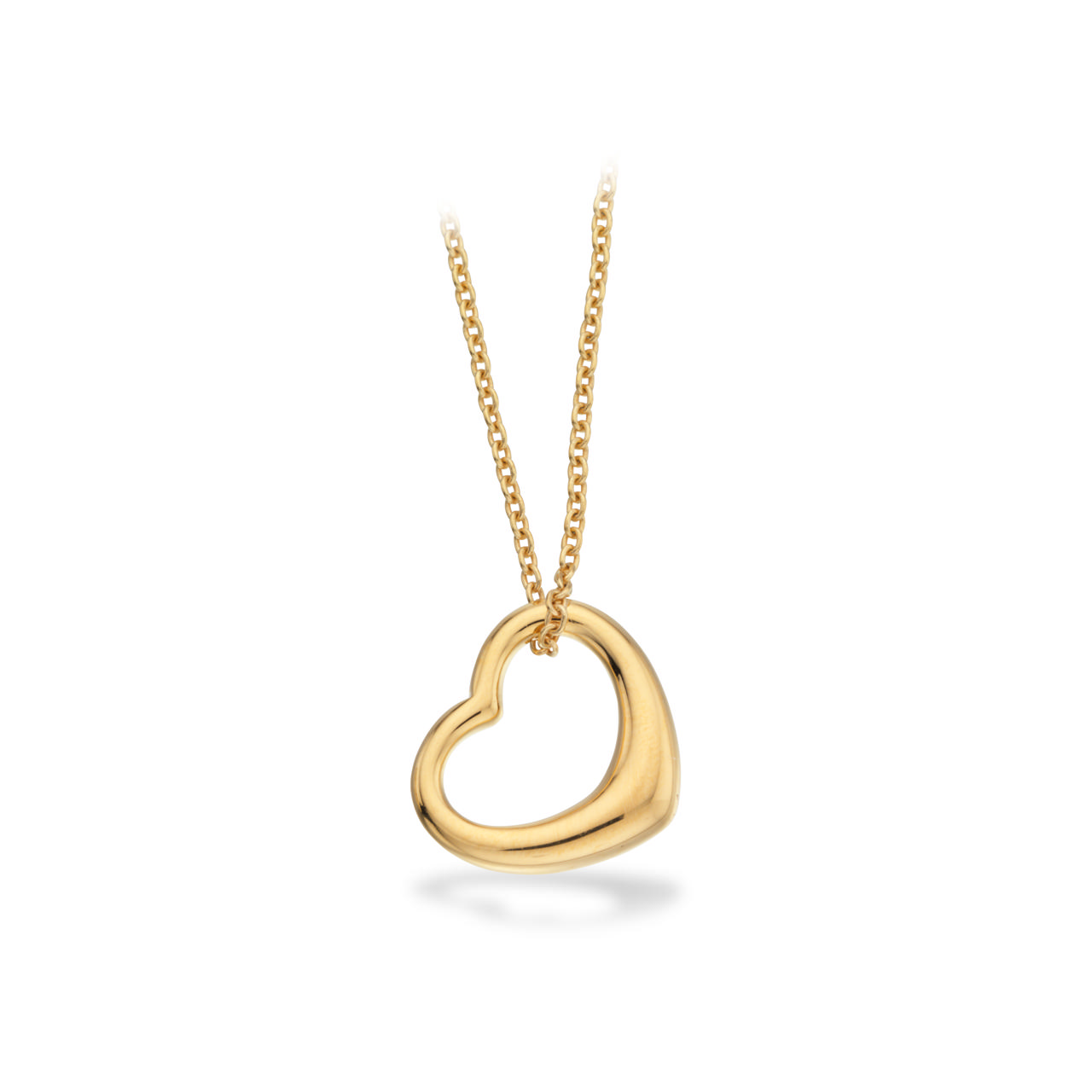 Pendant heart 925 goldplated
