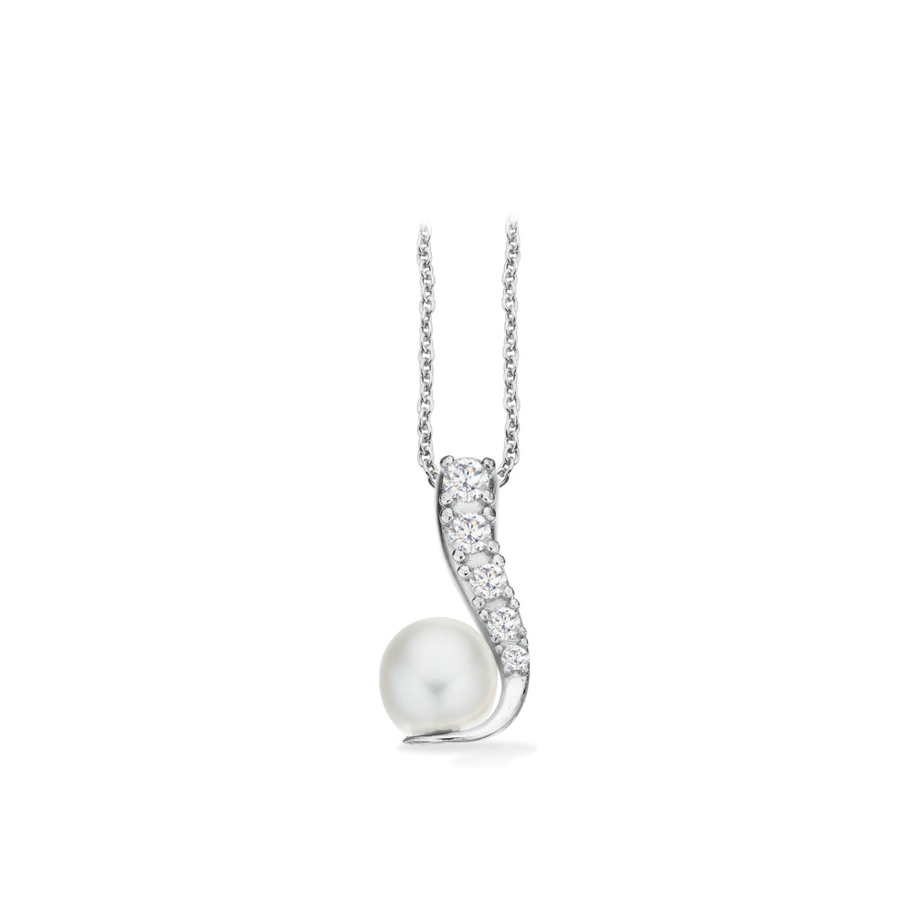 Pendant fwp. zir. 925 platinum