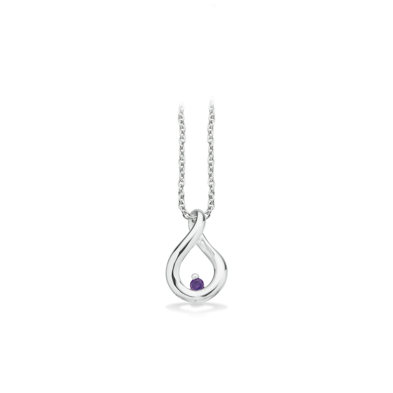 Pendant purple zir. 925