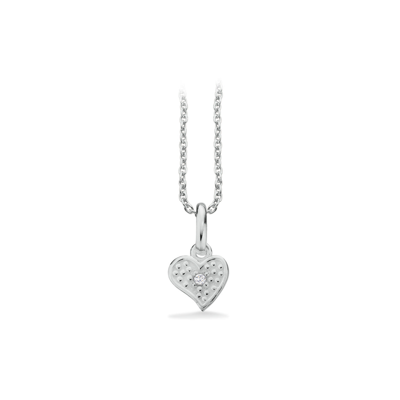 Pendant heart zir. 925