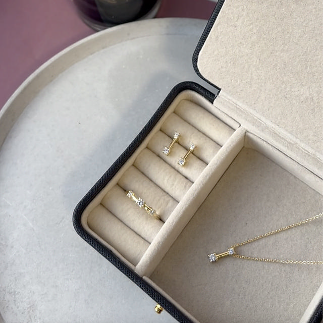 SoHo vedhæng cubic zir. sølv fg. m/kæde