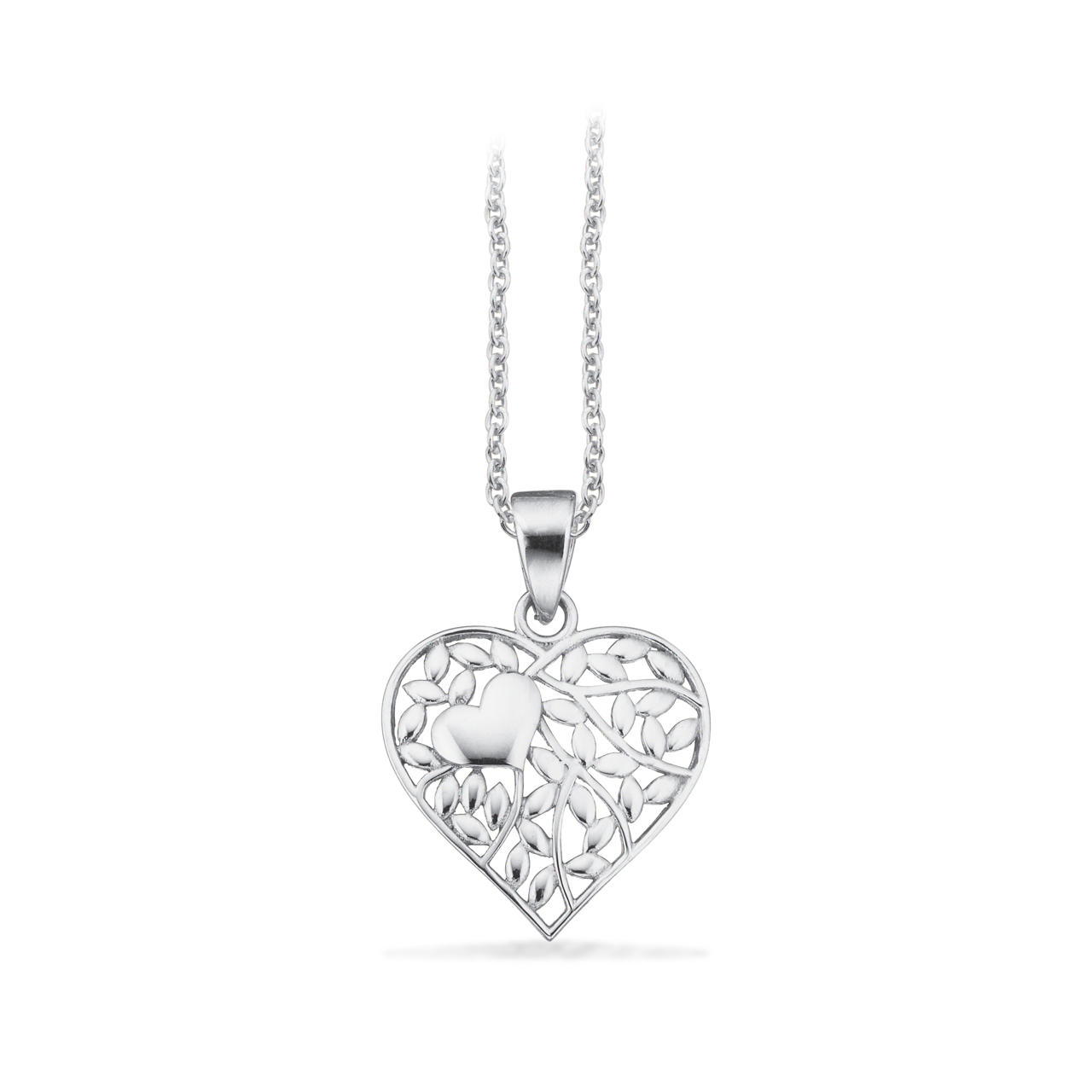 Pendant heart 925 rho.