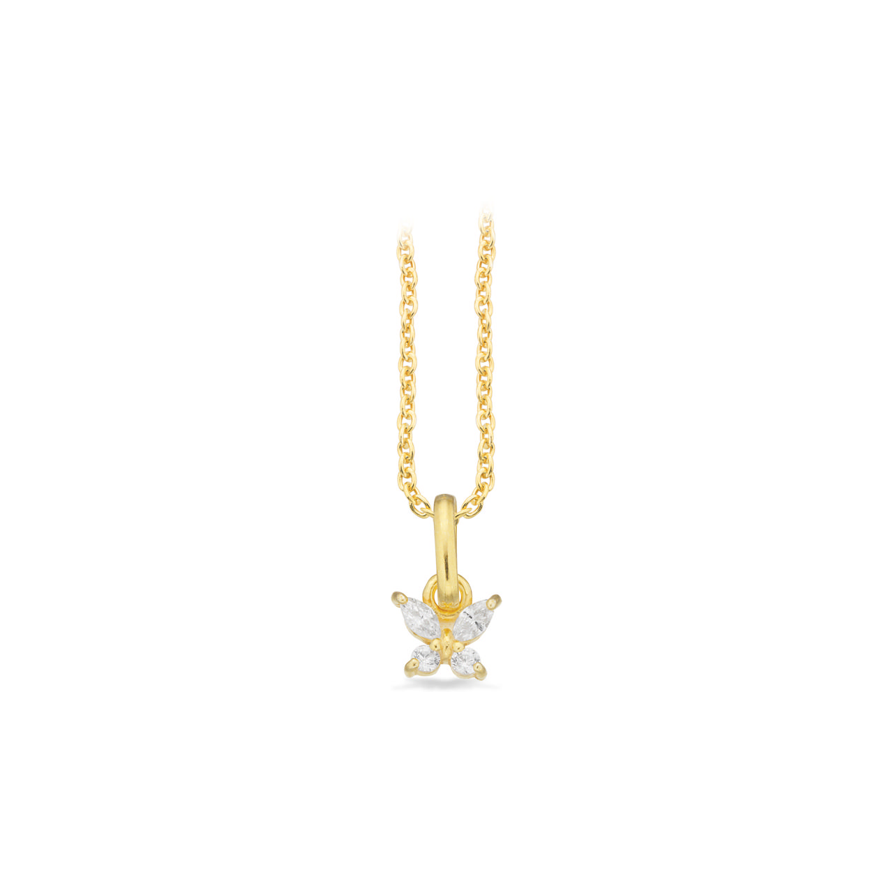 Pendant zir. 925 goldplated