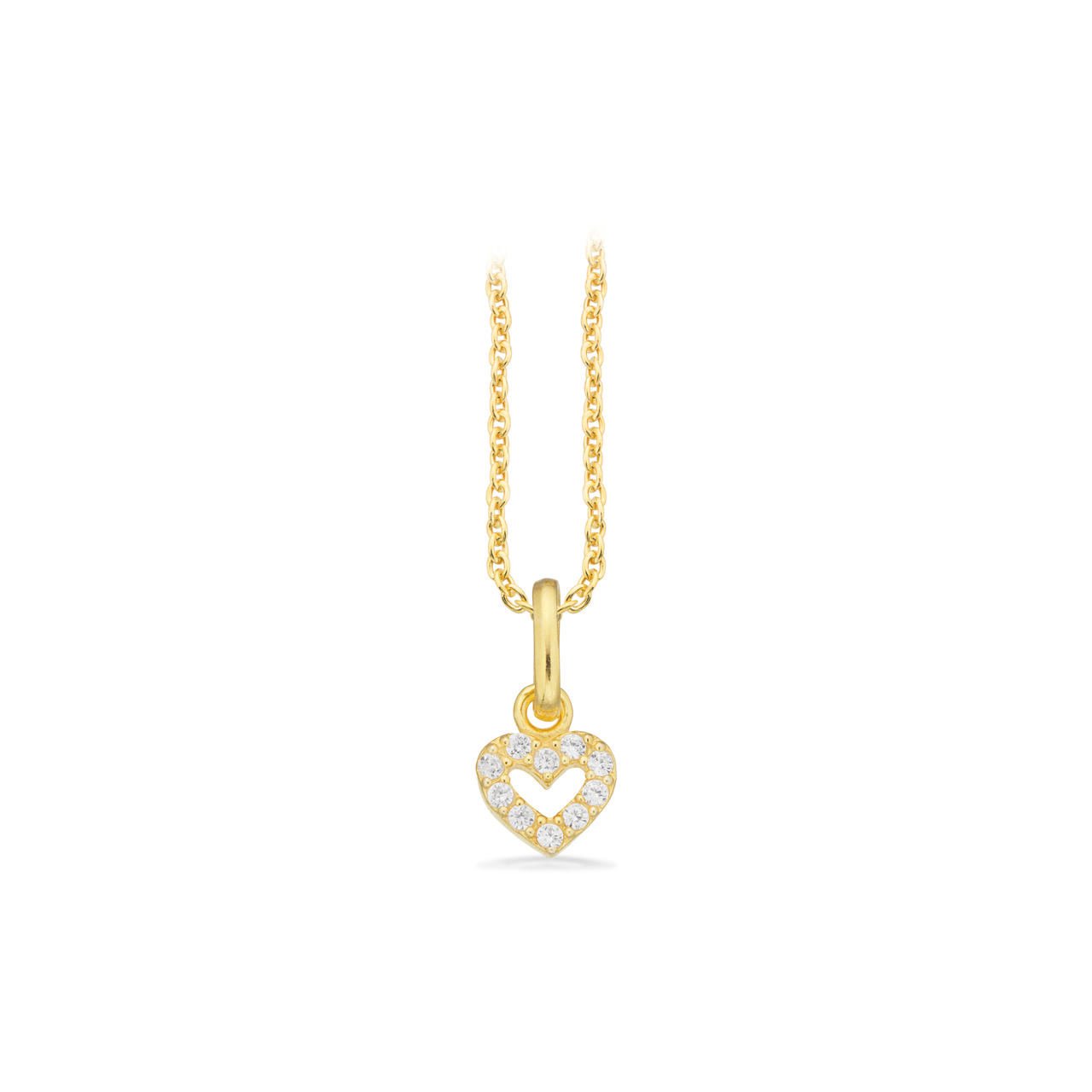 Pendant zir. 925 goldplated